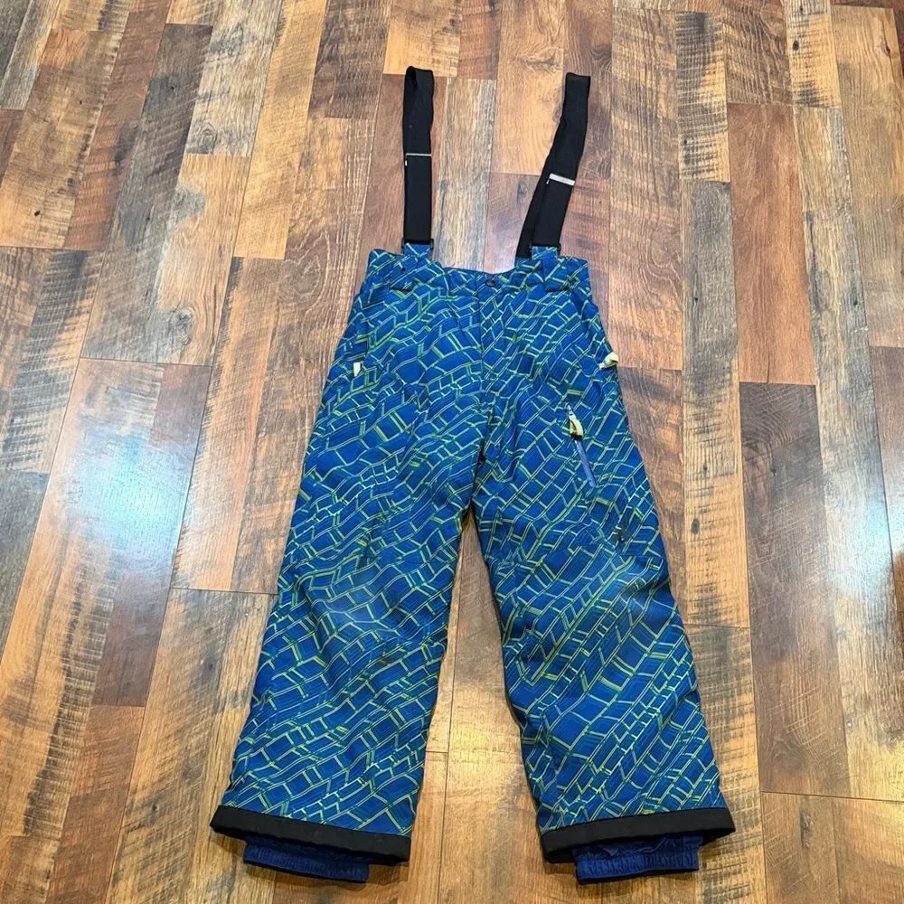 Spyder Kids Blue and Green Snow Pants 12 (900A)